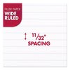 Mead Filler Paper, Wide Ruled, White, PK200 15200